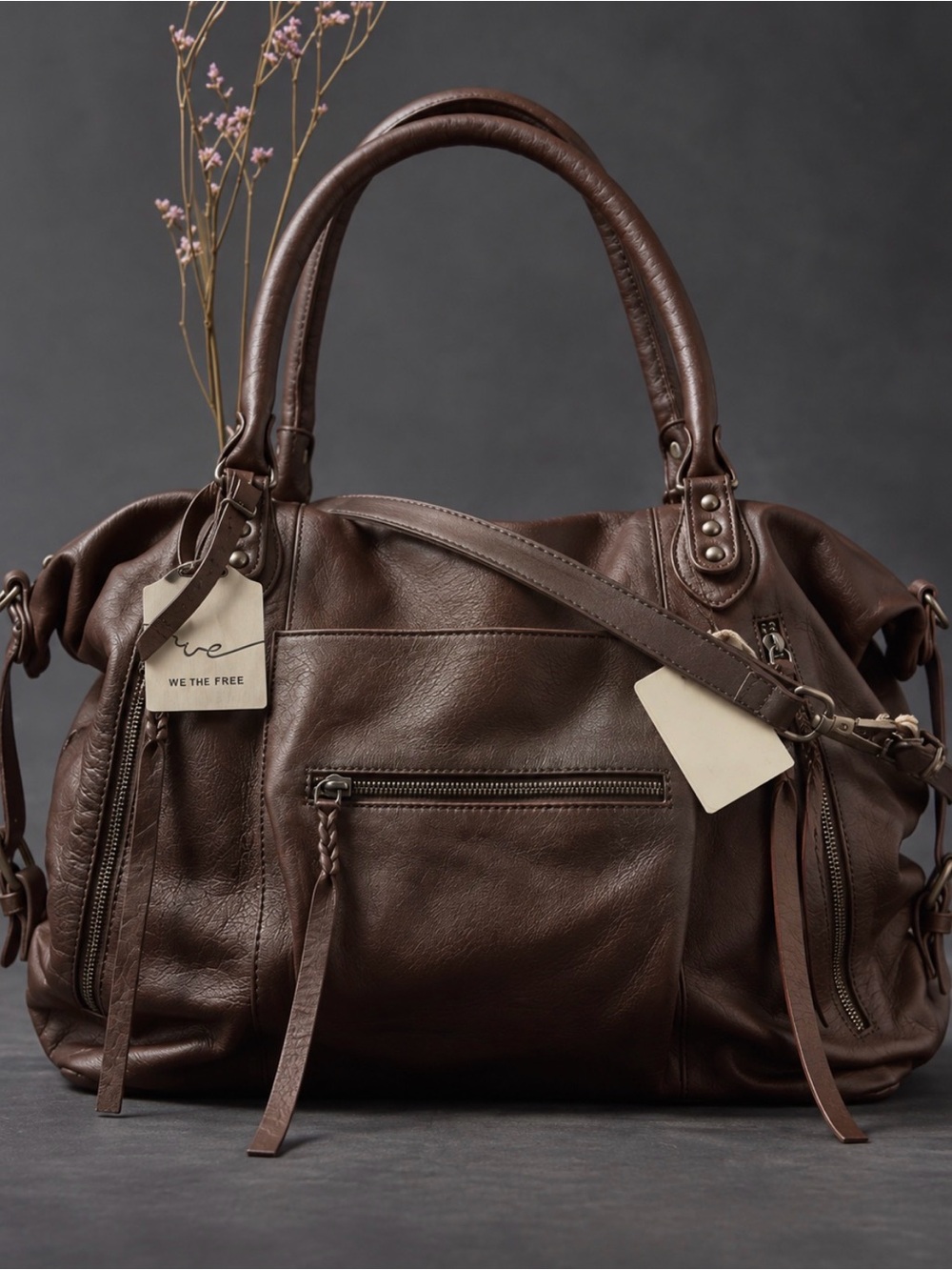 Free People We The Free EMERSON TOTE LARGE BAG NEW!